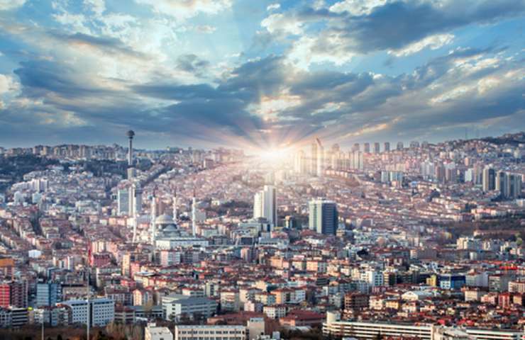 La capitale europea Ankara
